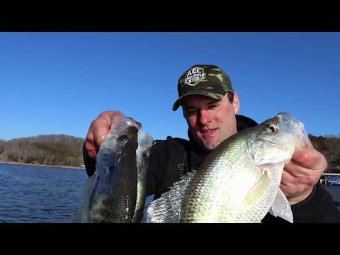 Crappie Fishing Lake of the Ozarks (Early Pre-spawn Crappie Fishing)