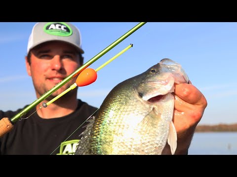 How to catch crappie with a slip bobber mid-day (Lake Fork ep. 5)